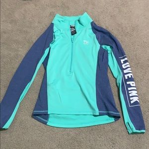 PINK athletic half zip